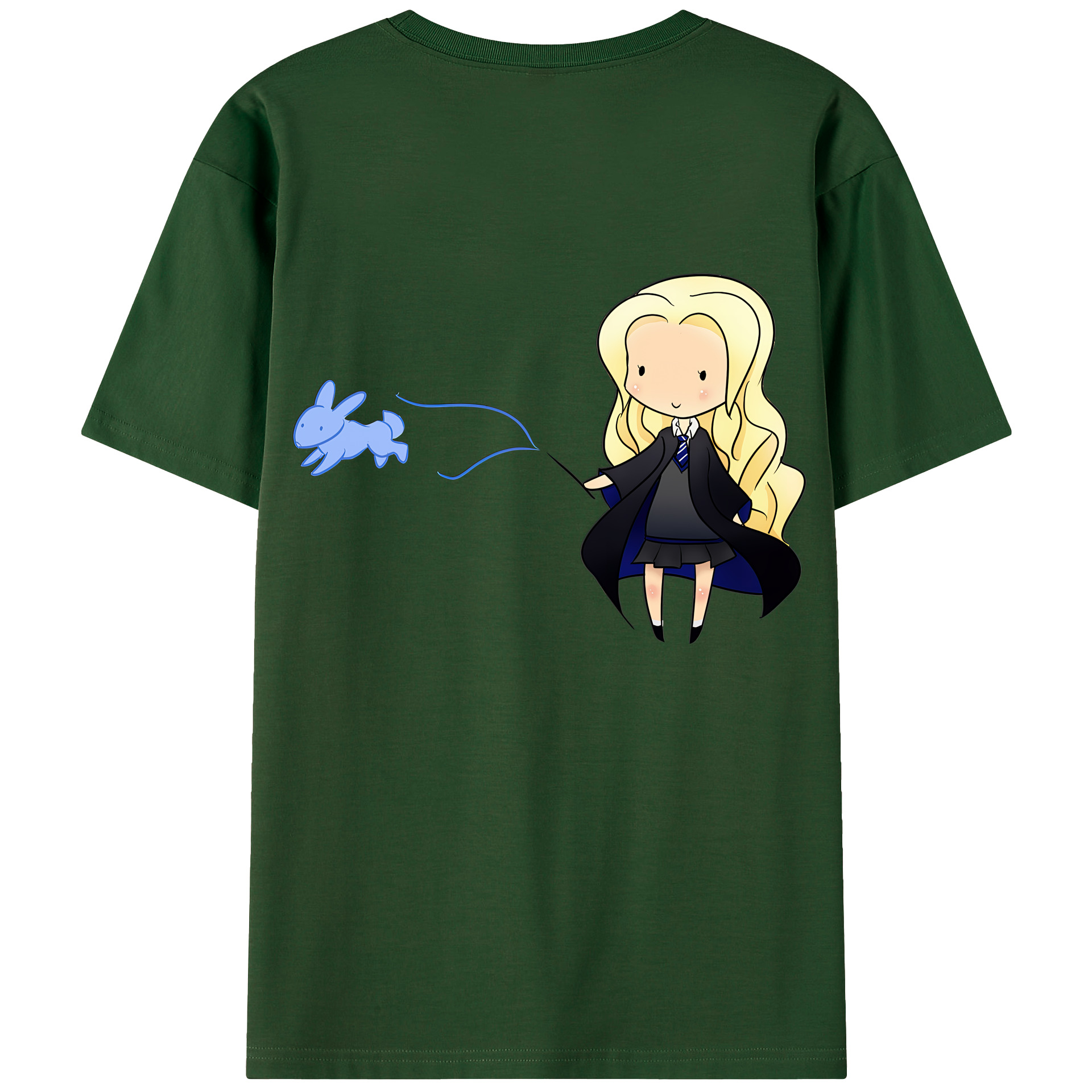 （画像用） Harry Potter ハリー・ポッターシリーズ 綿100％半袖Tシャツ（背面プリント）
